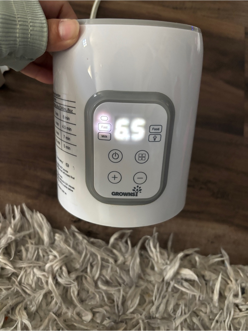 GROWNSY Bottle Warmer Model N1T